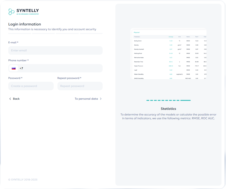 Entering Account Details
